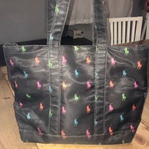 Ralph Lauren Multicolor Logo Tote